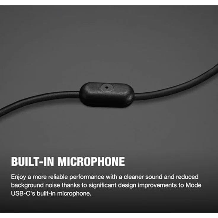 Marshall Mode USB-C In-Ear-Kopfhörer mit integriertem Mikrofon und Fernbedienung für Anrufe und Musik, schwarz – Bild 5