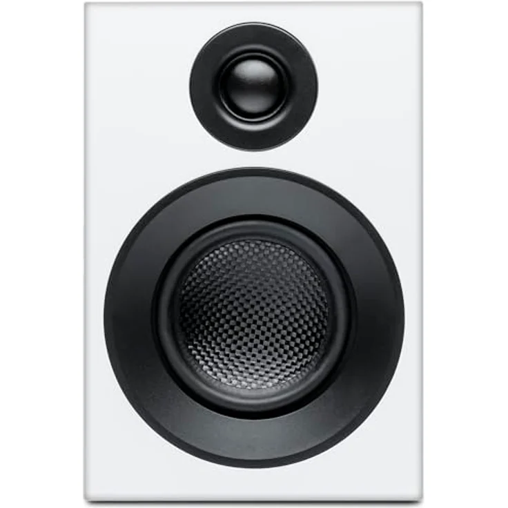 Pro-Ject Speaker Box 3 E Carbon, Kompakter audiophiler 2-Wege Regallautsprecher (Weiß) – Bild 5