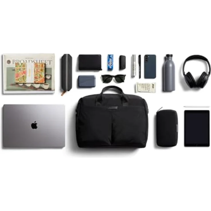 Bellroy Tokyo Work Bag, Notebooktasche für 16 Zoll Laptops, Schwarz mit durchdachten Fächern und abnehmbarem Schultergurt – Bild 6