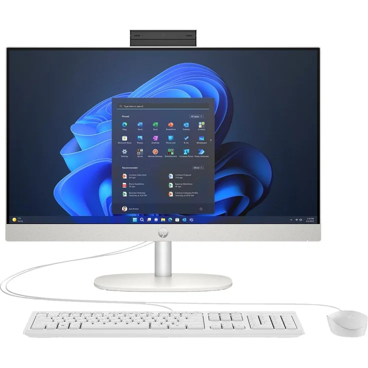 HP ProOne 245 G10, All-in-One-PC mit AMD Ryzen™ 7 7730U, 16 GB RAM, 512 GB SSD, 23,8 Zoll FHD, Windows 11 Pro, Wi-Fi 6
