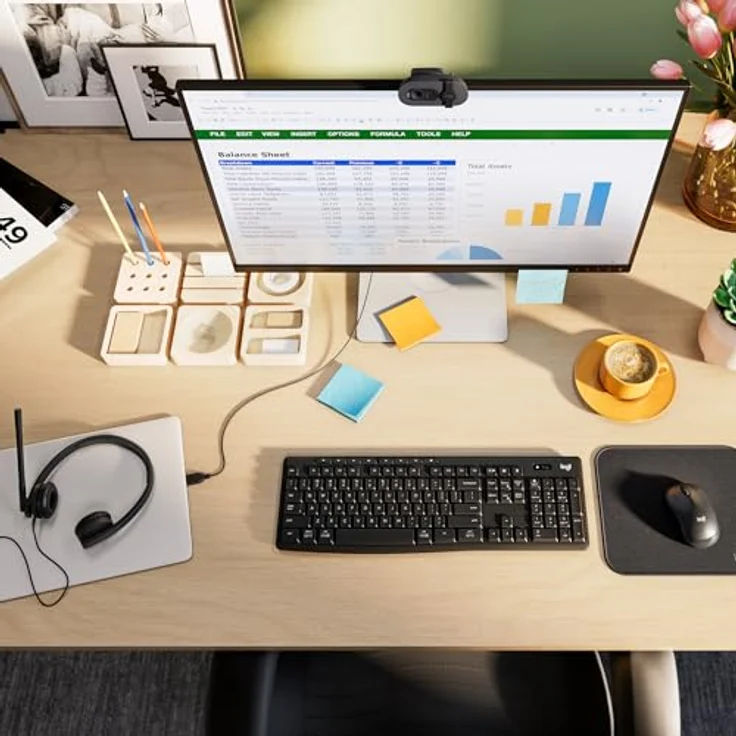 Logitech H570e USB-Headset, PC und Mac kompatibel, Schwarz, zertifiziert für Microsoft Teams – Bild 5