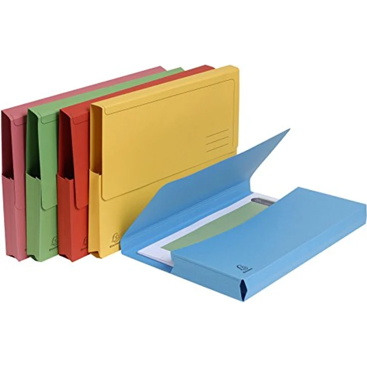 Generic Exacompta 46970E, Recycling-Aktenordner im 10er Pack, DIN A4, farblich sortiert, für bis zu 200 Blatt – Bild 2