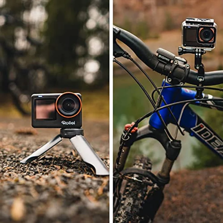 Rollei Actioncam one - Die Neue 4K Action-Cam mit 60FPS, 5 Meter Wasserdicht, ohne Gehäuse, 30 Meter mit Gehäuse und umfangreichen Zubehör – Bild 5