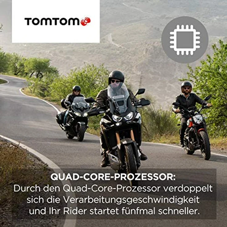 TomTom Rider 50, GPS-Gerät mit WiFi, Motorradnavigation für Abenteuer in Europa – Bild 6