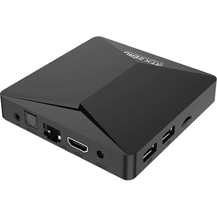 Gloriaforce RTX Zero 4K UHD OTT Multimedia Player, Android 11, H.265, 2GB RAM, 16GB Flash, WLAN, Bluetooth Fernbedienung in Gold – Bild 4