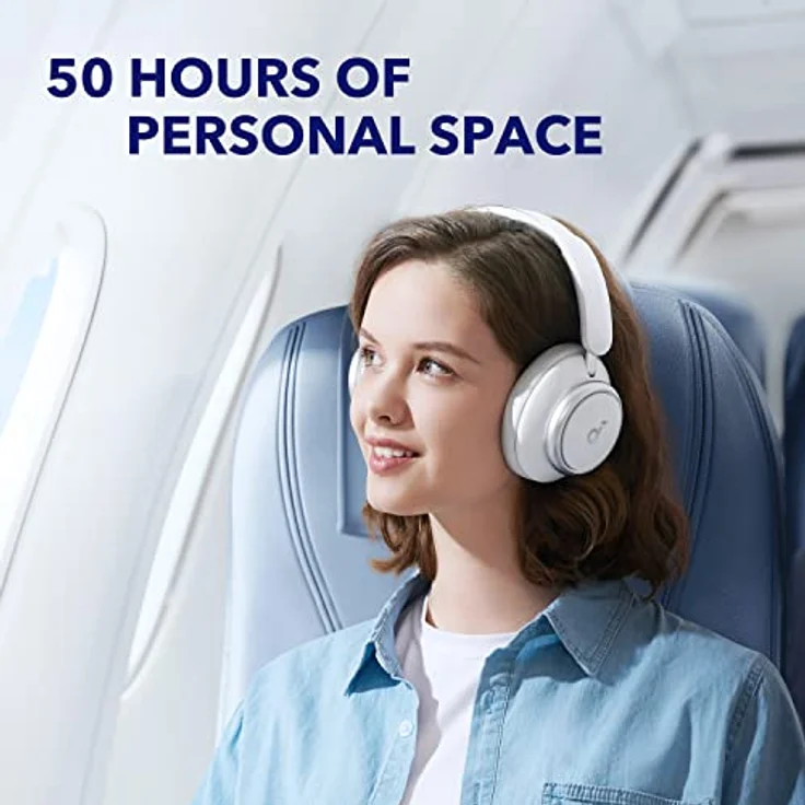 Soundcore by Anker Space Q45, Bluetooth Kopfhörer mit 50 Std. Wiedergabe, LDAC Hi-Res Wireless Audio, Kristallklare Anrufe – Bild 2