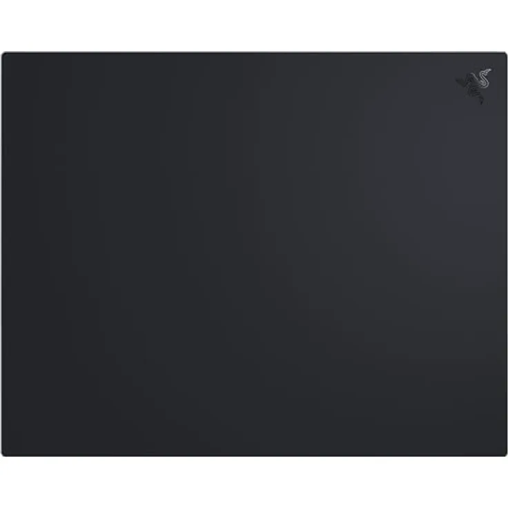 Razer Atlas Pro, Ultradünnes Premium-Gaming-Mauspad aus gehärtetem Glas, 1,9 mm flach, optimiert für optische Sensoren, 500 x 400 mm, schwarz