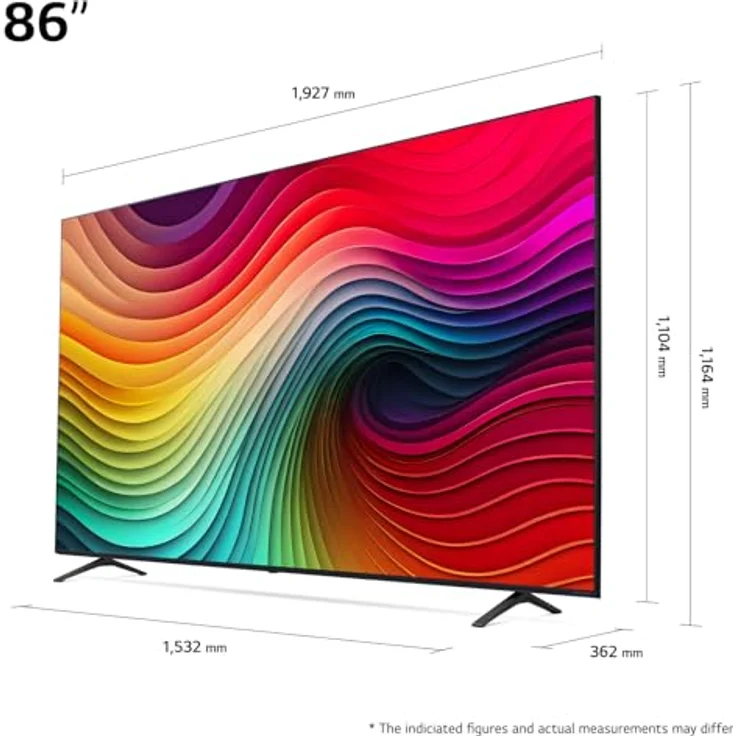 LG 86NANO81T6A TV 86" NanoCell Fernseher (4K AI-Prozessor, HDR10, 120Hz) [Modelljahr 2024] – Bild 3