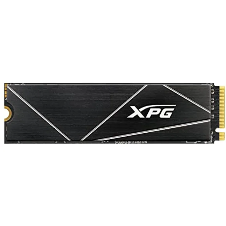 XPG ADATA GAMMIX S70 Blade 1TB PCIe Gen4x4 M.2 2280 SSD Schwarz- Heat Spreader- 3D-Grafikbearbeitung sowie High-End-Gaming PS5 upgradation, AGAMMIXS70B-1T-CS, Black