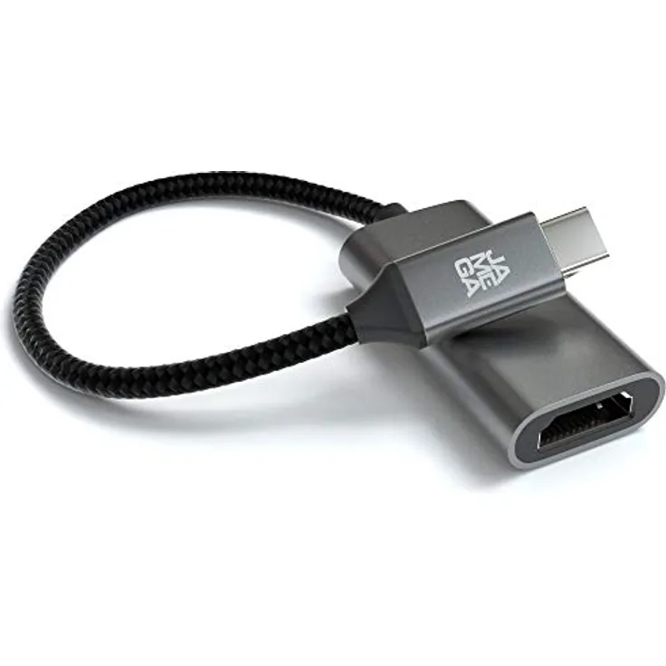 JAMEGA USB C zu HDMI Adapter, 4K@30Hz, Thunderbolt 3 kompatibel, ideal für Surface Book 2 und Huawei UVM