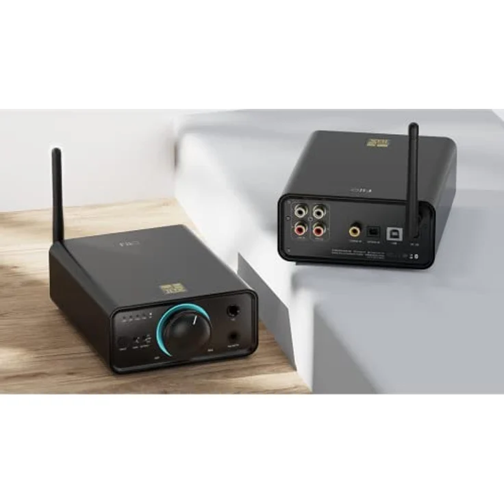 FiiO K7 BT, USB-DAC und Kopfhörerverstärker mit THX AAA 788+, Bluetooth und Gain-Schalter, Schwarz – Bild 2