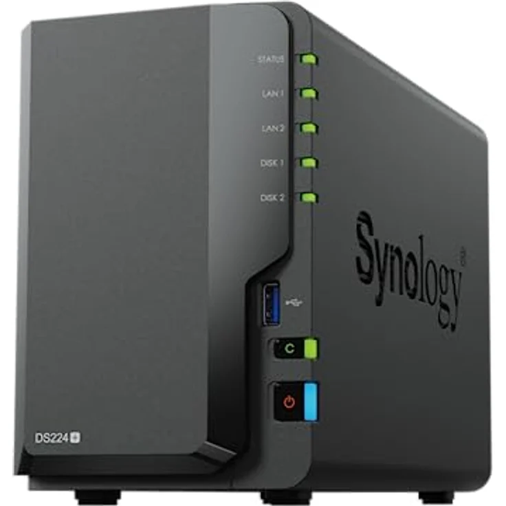 Synology DiskStation DS224+ 2 Bay Dekstop NAS – Bild 1