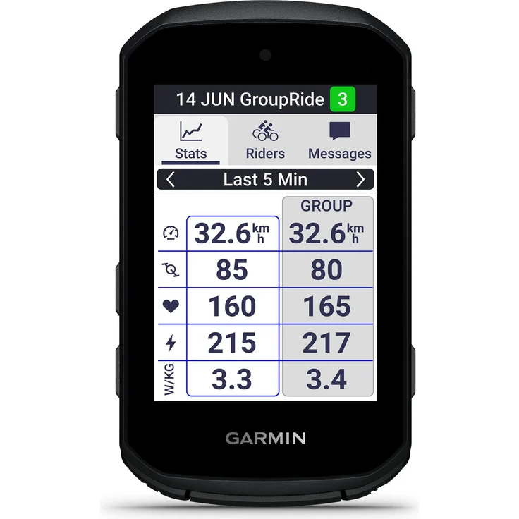 Garmin Edge 550, GPS-Fahrradcomputer mit brillantem Farbdisplay, 12 Stunden Akkulaufzeit und vorinstallierten Topoactive-Karten