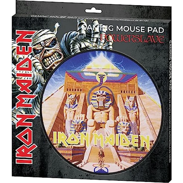 SUBSONIC Iron Maiden Anti-Rutsch-Mauspad XXL 90 cm x 40 cm mit Perlenbesatz und rutschfester Gummibasis, offiziell lizenziert – Bild 5