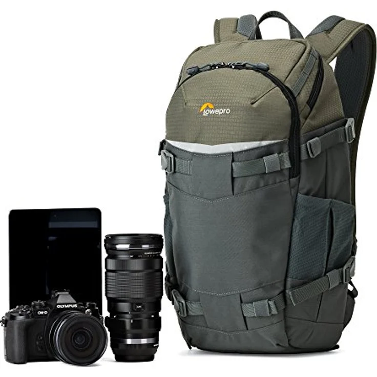 Lowepro LP37014-PWW Flipside Trek Kameratasche BP 250 AW grau-dunkelgrün – Bild 4