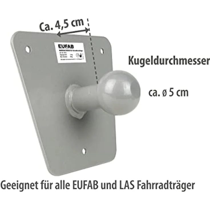 EUFAB 16412 Wandhalterung für Fahrradträger – Bild 6