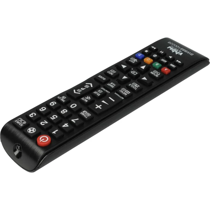 vhbw Fernbedienung Ersatz für Samsung AA59-00496A, AA59-00786A, AA59-00603A, BN59-01175B, AA59-00741A, schwarz, sofort einsatzbereit, ohne Programmierung