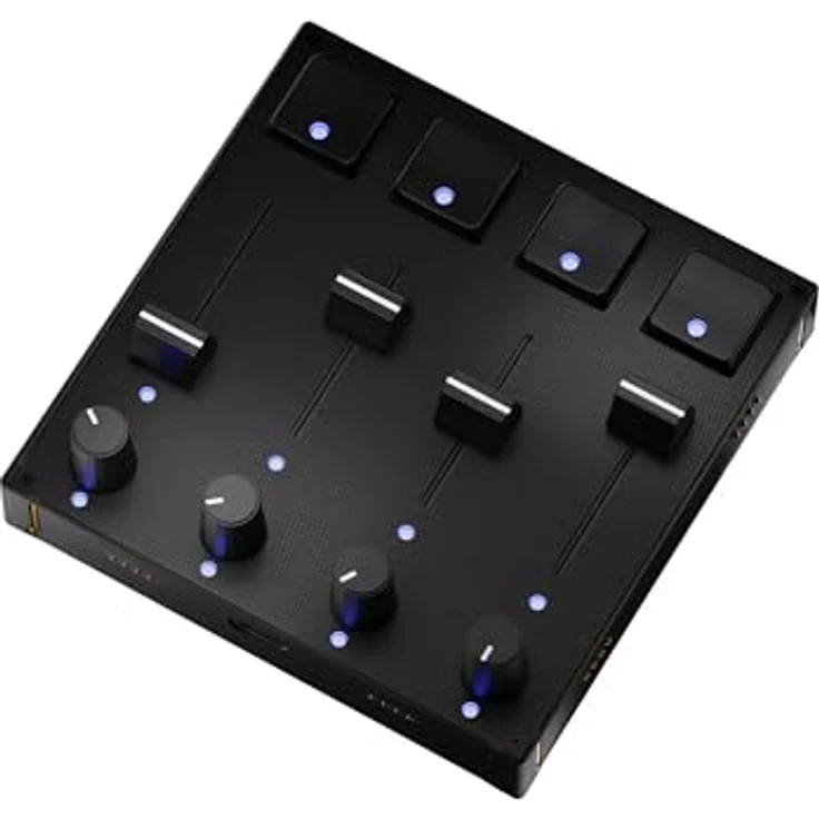 Intech Studio PBF4 MK3, Midi-Controller mit linearer mechanischer Technologie, schwarz – Bild 3