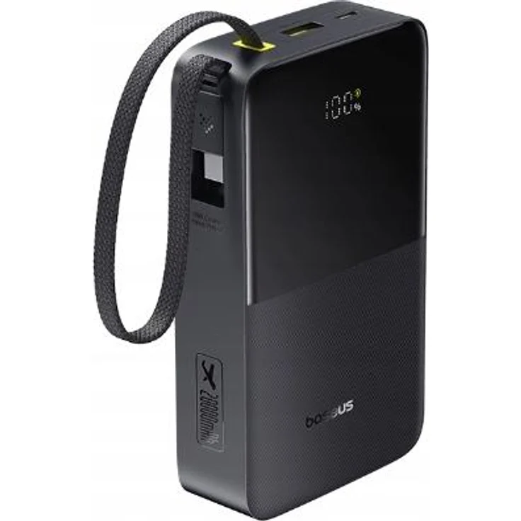 Baseus EnerFill Bipow2 Pro, 20000 mAh Powerbank mit Power Delivery 3.0, Quick Charge 3.0 und 22,5 W, Schwarz