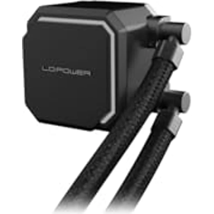 LC-Power LC-CC-240-B, CPU Wasserkühler mit 240 mm Radiator, Schwarz, 35 dBA geräuscharm, für AM2/AM3/AM4/AM5 und Intel Sockel – Bild 4