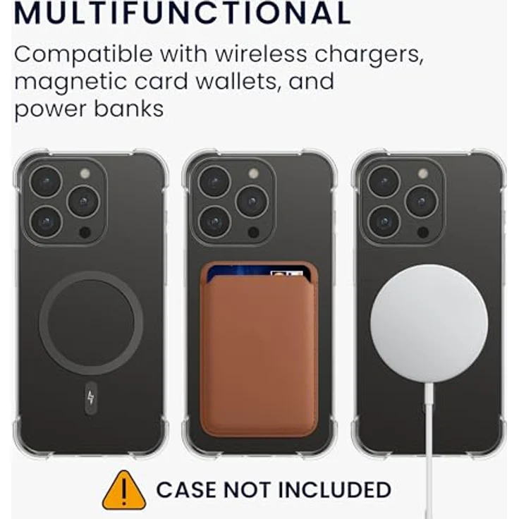 kwmobile 2 Magnetring Aufkleber, universelles Magnetisches Konvertierungsset für iPhone 15/14/13/12 und Samsung Galaxy S23/S22/S21, Schwarz – Bild 3