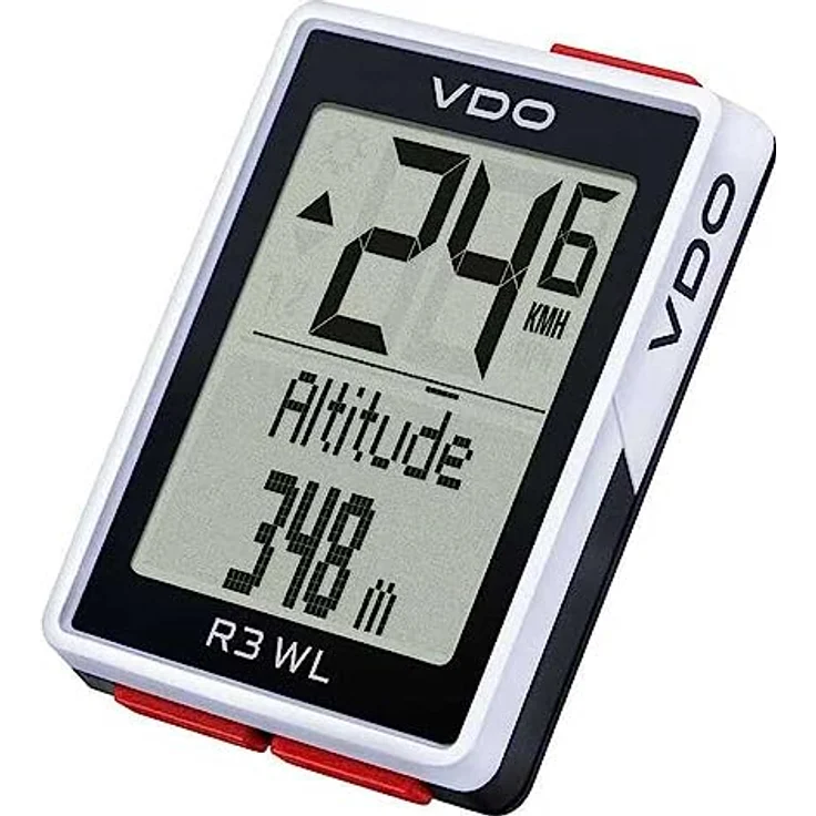 VDO R3 WL STS-New23 Fahrradcomputer, Schwarz, mit barometrischer Höhenmessung – Bild 1