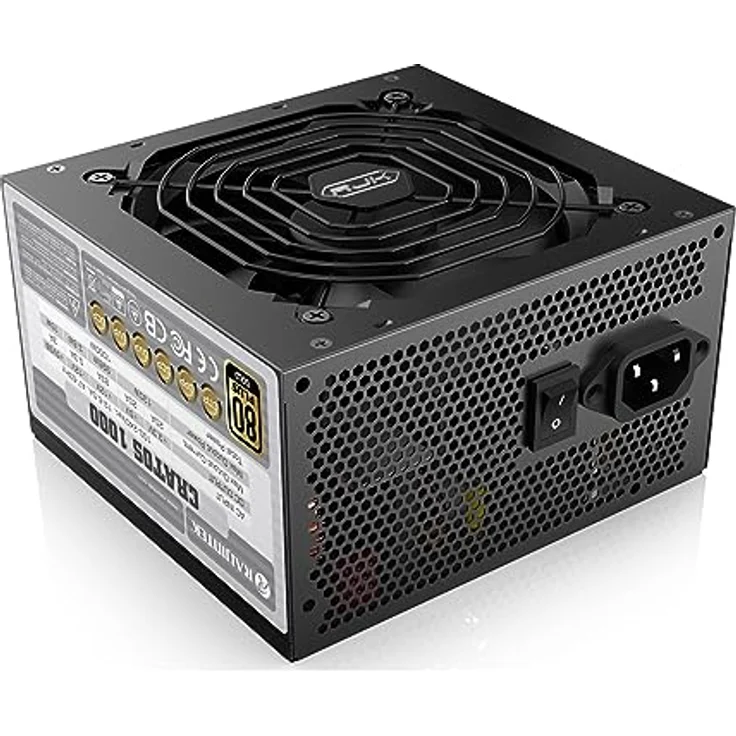 Raijintek CRATOS 1000 Black Netzteil mit Kabel-Management, 1000 Watt – Bild 1