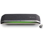 Poly - Sync 40+ Bluetooth Konferenzlautsprecher (Plantronics) - für flexibles Arbeiten, kompatibel mit PC/Mac via BT600 Dongle & Smartphones via Bluetooth, Teams (zertifiziert), Zoom & mehr kompatibel
