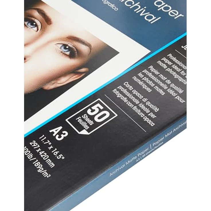 Epson C13S041344 Matte archival papier inkjet 189g-m2 A3 50 Blatt Pack - Preisvergleich – Bild 3