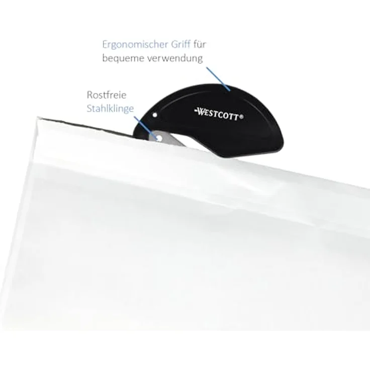 Westcott Brieföffner E-29699 00, aus Kunststoff, Länge 8cm – Bild 2