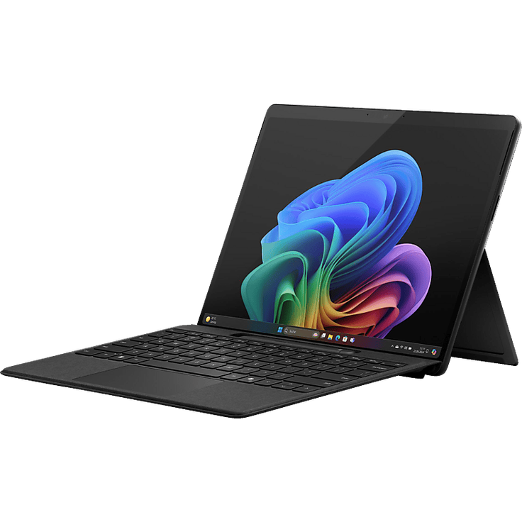 Microsoft Surface Pro Copilot+ PC, 13" Touch, Snapdragon X Plus, 16GB RAM, 512GB SSD, Schwarz – Bild 1