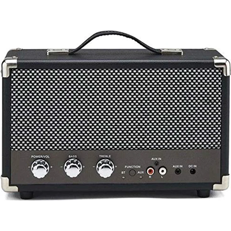 GPO WESTWOODMINIBLA Kompakter Retro Bluetooth Lautsprecher Mini schwarz – Bild 5