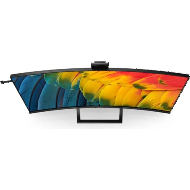 Philips 40B1U6903CH - 40 Zoll Wide UHD Curved Monitor, 5 MP Webcam, höhenverstellbar, Lautsprecher (5120x2160, 75 Hz, HDMI, DisplayPort (in/Out), Thunderbolt, USB Hub) schwarz – Bild 2