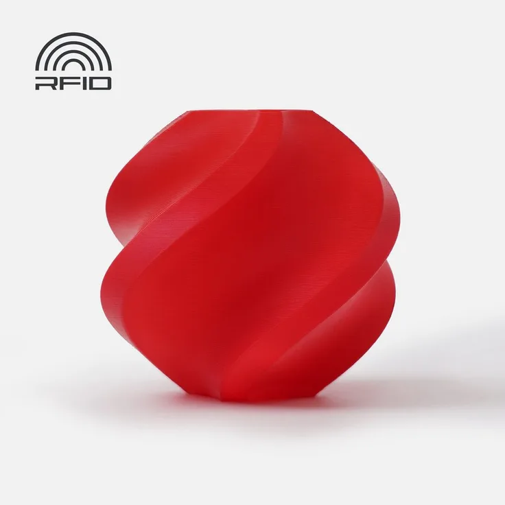 Bambu Lab ABS Filament Refill, Hochfestes 1,75 mm ABS in Rot für langlebige und belastbare Bauteile