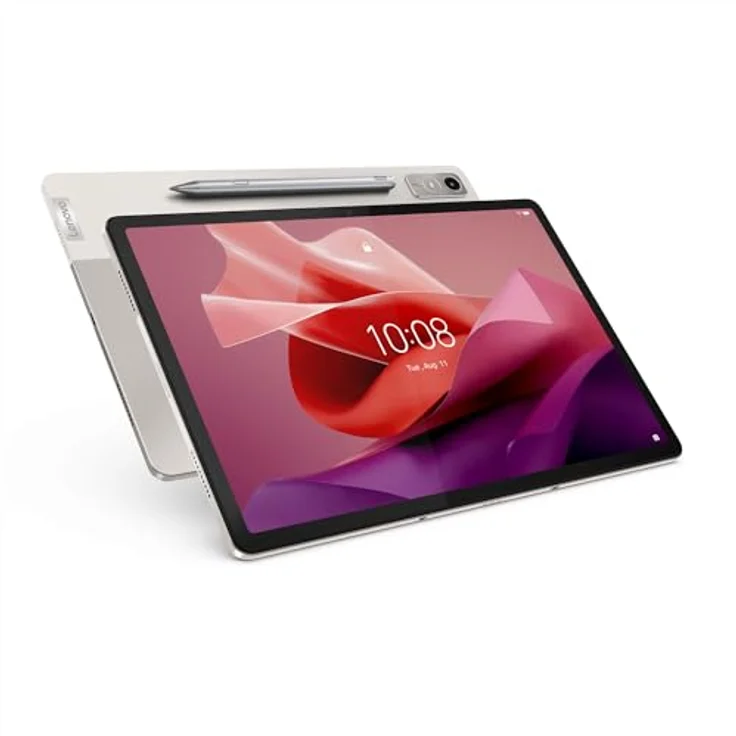 Lenovo Tab P12 3K-Tablet, 12,7 Zoll (MediaTek Dimensity 7050, 8 GB RAM, 256 GB erweiterbar auf 1 TB, 4 Lautsprecher, Wi-Fi 6, Bluetooth 5.1, Android 13), Hafer – Bild 2