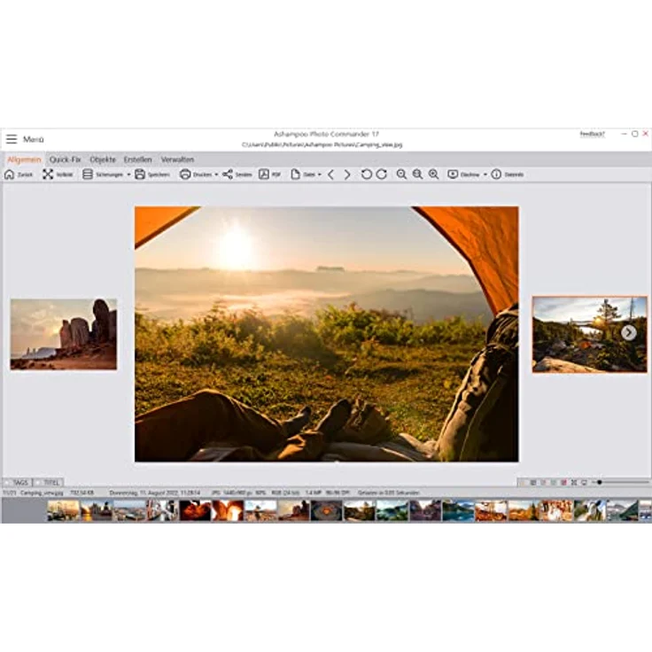 Photo Commander 17 - Bildbearbeitung in Deutsch, Fotos bearbeiten für Windows 11, 10, 8.1, 7 – Bild 2