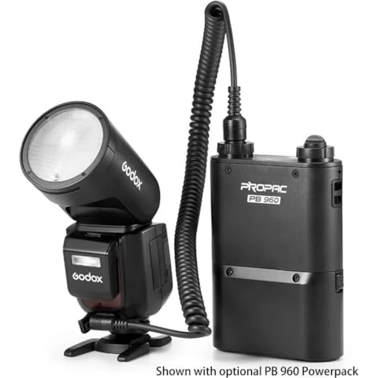 Godox V1Pro C, TTL Li-Ionen Rundblitzgerät für Canon mit 76 Leitzahl und 100 Blitzen bei voller Leistung – Bild 8
