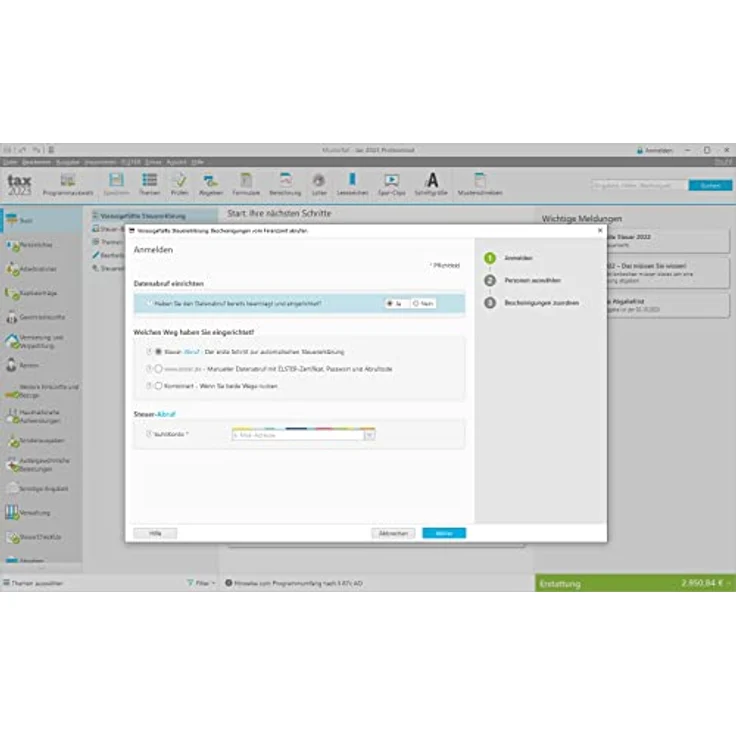 Tax 2023 Professional (für Steuerjahr 2022, Standard Verpackung): Steuererklärungen 2022 für Unternehmer, Freiberufler, Selbständige (Buhl Finance) – Bild 4