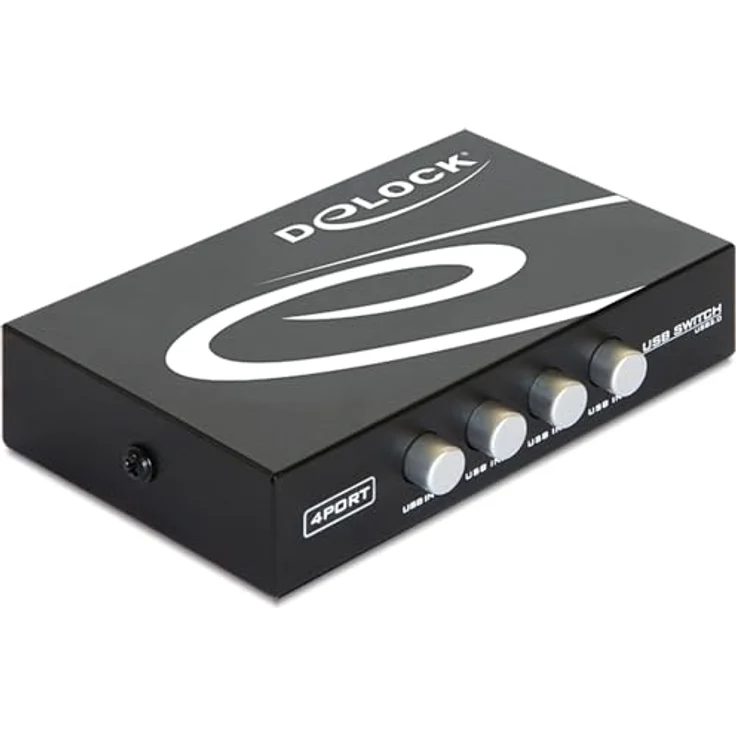 DeLock Switch USB2.0 4 port manual - USB-Umschalter für die gemeinsame Nutzung von Peripheriegeräten - 4 x USB2.0 - Desktop (87634) – Bild 2