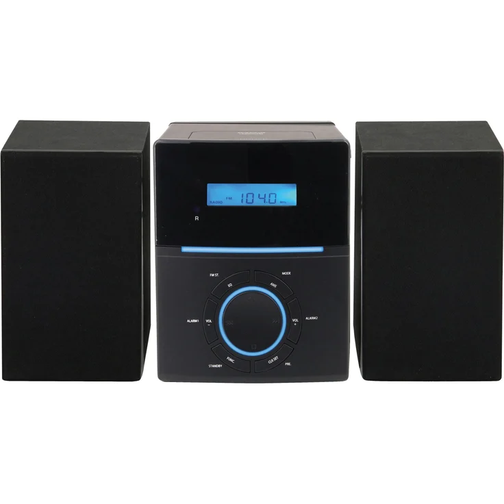 Denver DENVER Mini-Stereoanlage MCA-240, CD-Player Kompaktanlage, Schwarz – Bild 1