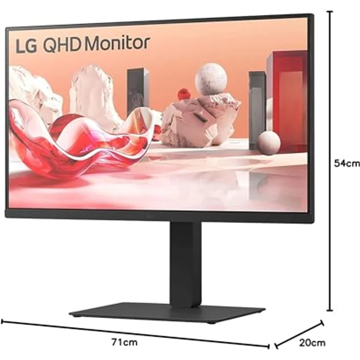 LG 27BA75QB-B 68,6cm (27") QHD IPS Office Monitor 16:9 HDMI/DP/USB-C PD65W LAN 100Hz – Bild 11
