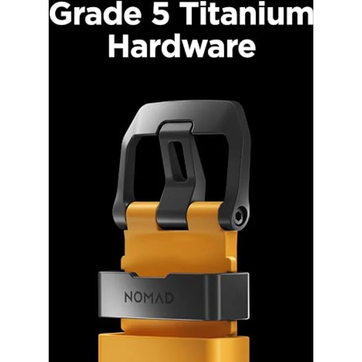 "Nomad Smartwatch-Armband Rocky Point Band 42/44/45/49mm Sol Connector, Leistungsstarkes Uhrenarmband in Schwarz" – Bild 4