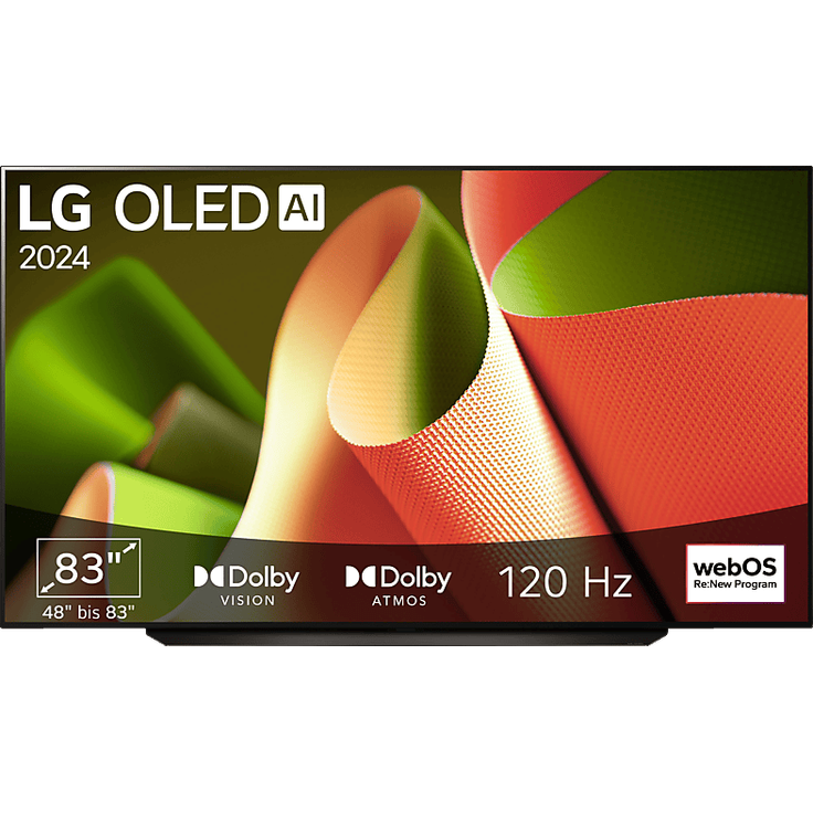 LG OLED83B49LA OLED TV (Flat, 83 Zoll / 210 cm, UHD 4K, SMART TV)