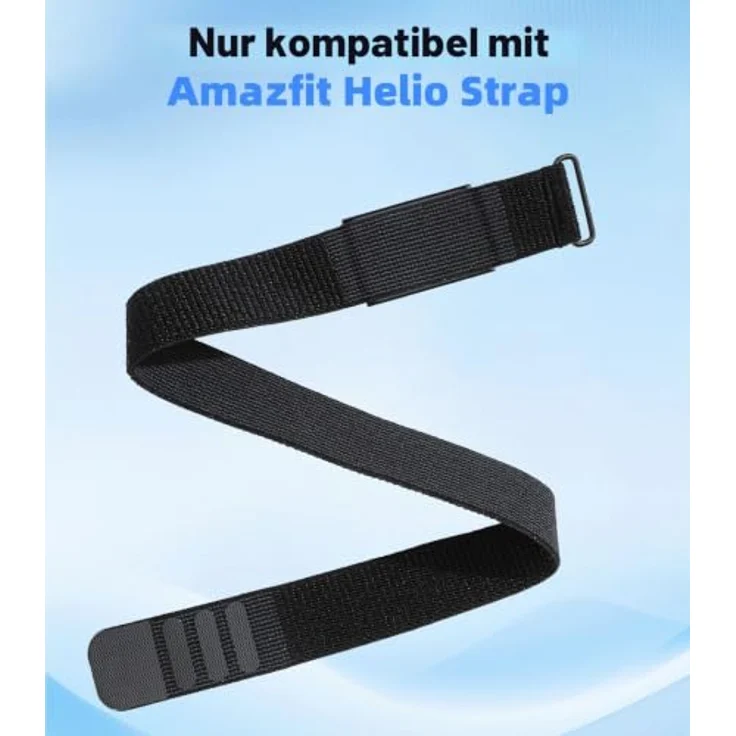 Astorgos Nylon Bicep Armband kompatibel mit Amazfit Helio Fitness Tracker, atmungsaktiv, einstellbare Länge 280mm-420mm, in verschiedenen Farben erhältlich – Bild 2