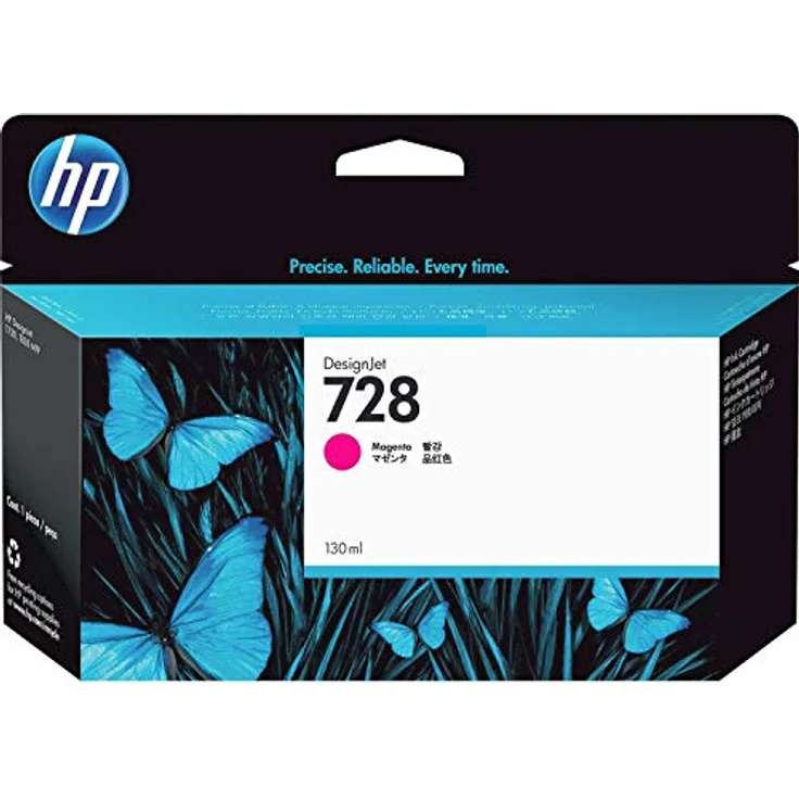HP F9J66A Tintenpatrone, 728 Original, magenta – Bild 2
