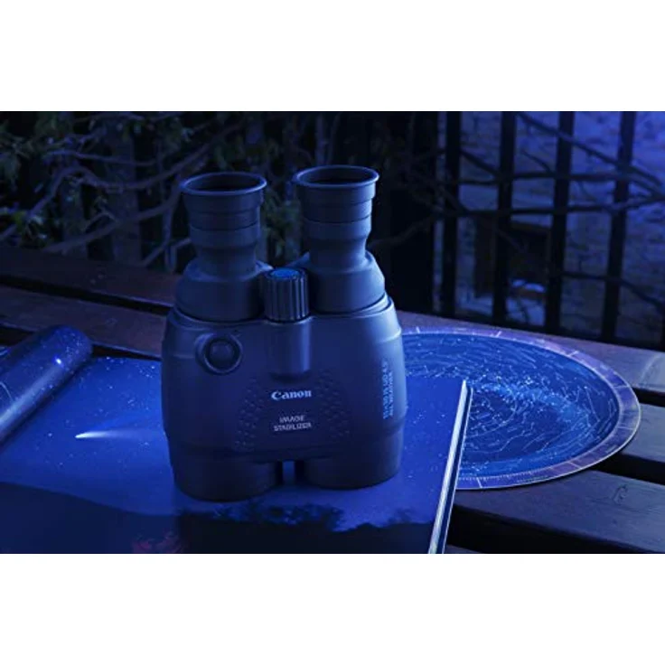 Canon 15x50 IS Allwetter Fernglas (15 fache Vergrößerung, wetterfest, Feldstecher, Präzisionsoptik, IS Bildstabilisator, manuelle Fokussierung, Dioptrinkorrektur, Porroprisma II), schwarz – Bild 4
