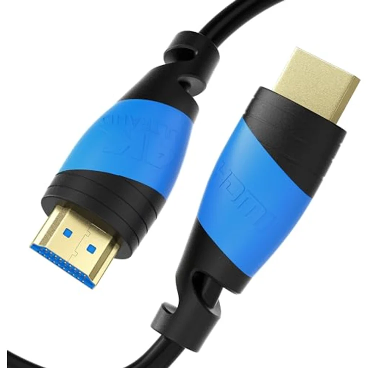 10m | HDMI-Kabel 2.0 a/b | 4K Ultra HD 2160p / Full HD 1080p | 3D / ARC / CEC | Ethernet | TV | PC/ Notebook | von JAMEGA – Bild 2