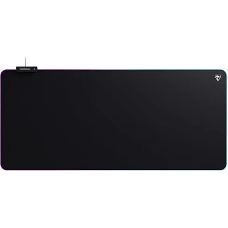 Turtle Beach Sense AIMO XXL Gaming-Mauspad mit RGB-Beleuchtung, ultrabreit, schwarz – Bild 1