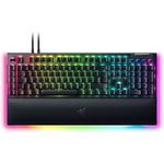 Razer BlackWidow V4 Pro - Mechanische Gaming-Tastatur Chroma RGB (grüne mechanische Switches, Befehlsrad und 8 Makro-Tasten, Multifunktionsrolle) DE Layout | Schwarz