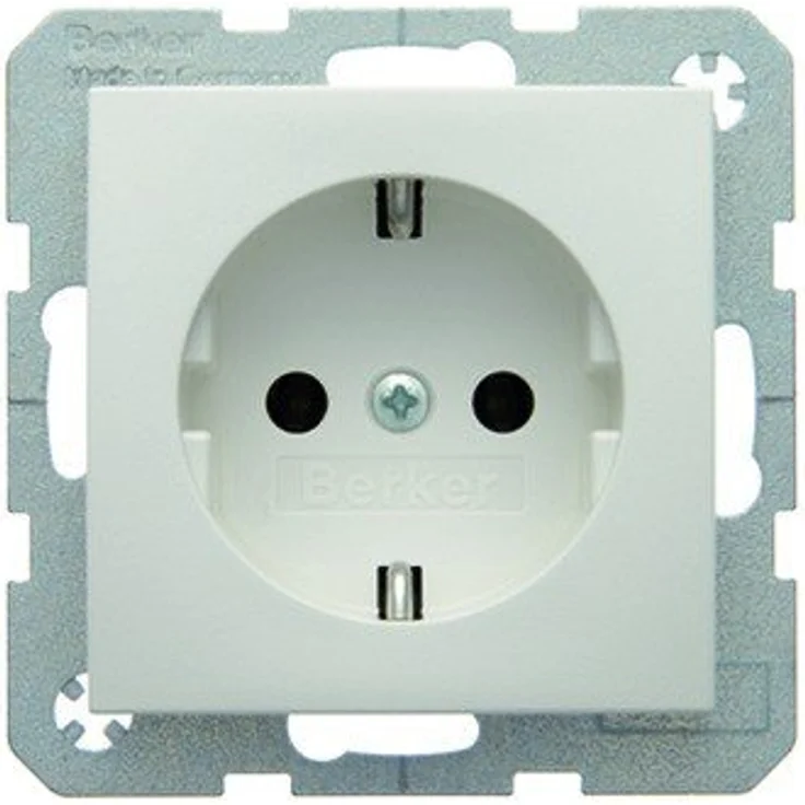 Berker Schuko-Steckdose pws 47431909 mit Steckklemmen B.1,B.3,B.7,S.1 Steckdose 4011334224310 – Bild 2